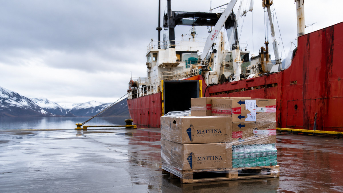 Port operations representing Mattina's nationwide ship supply and logistics services