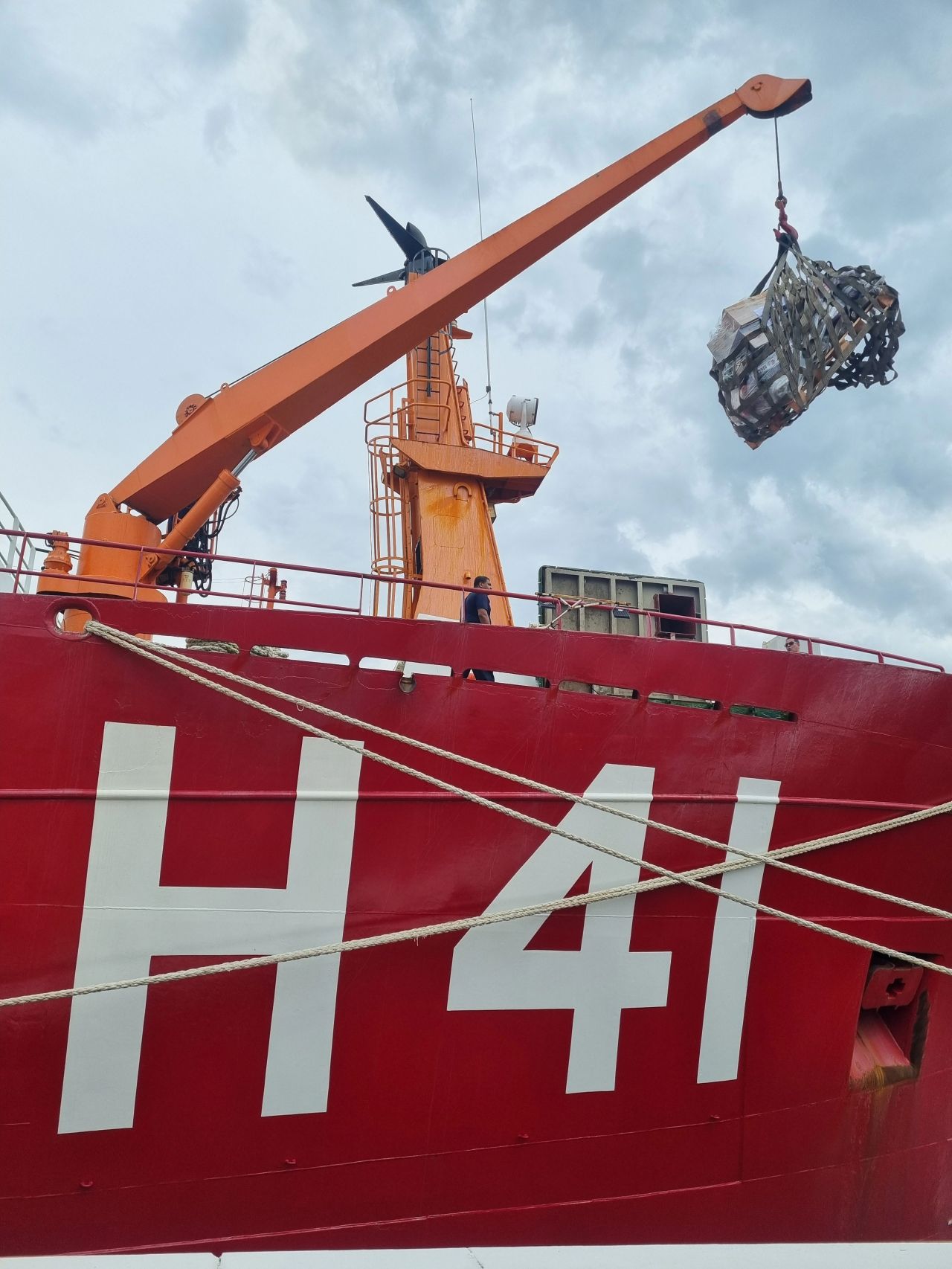 Support operations completed for Brazilian Navy vessels returning from Antarctica